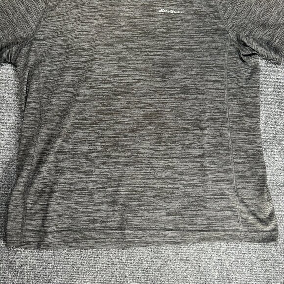 Eddie Bauer Tee Shirt Mens Large First Ascent Gray Stretch Short Sleeve FreeDry - Picture 2 of 7